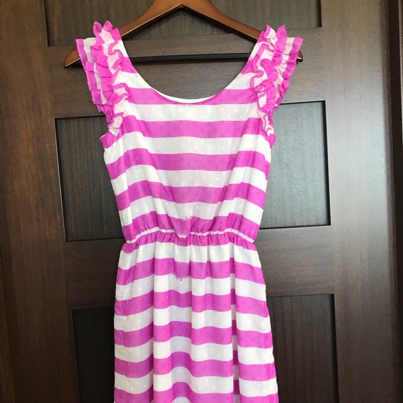 purple/white stripe LILLY PULITZER DANNA DRESS Sm - Picture 2 of 6
